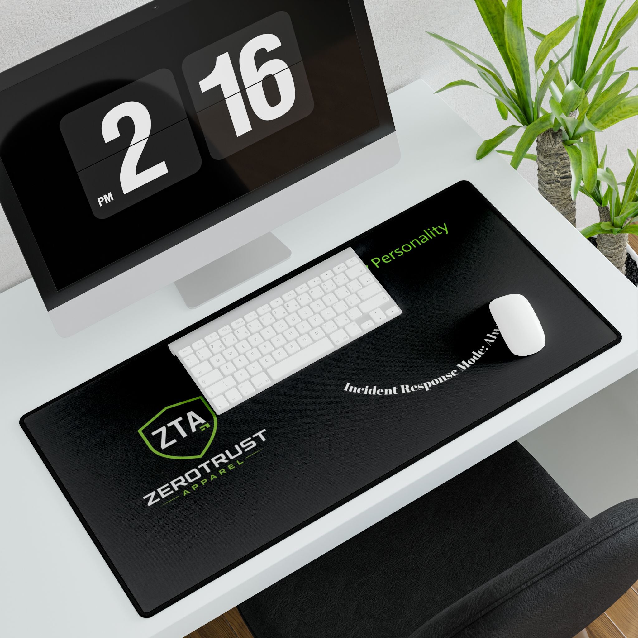 Firewall Is My Personality Desk Mat — ZeroTrust ZTA Cybersecurity Gaming Mousepad